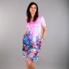 Šaty akvarelové květinové Katy Yaksha fashion