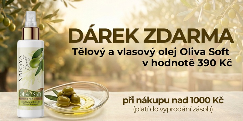 Dárek ZDARMA - tělový a vlasový olej Oliva Soft mobil