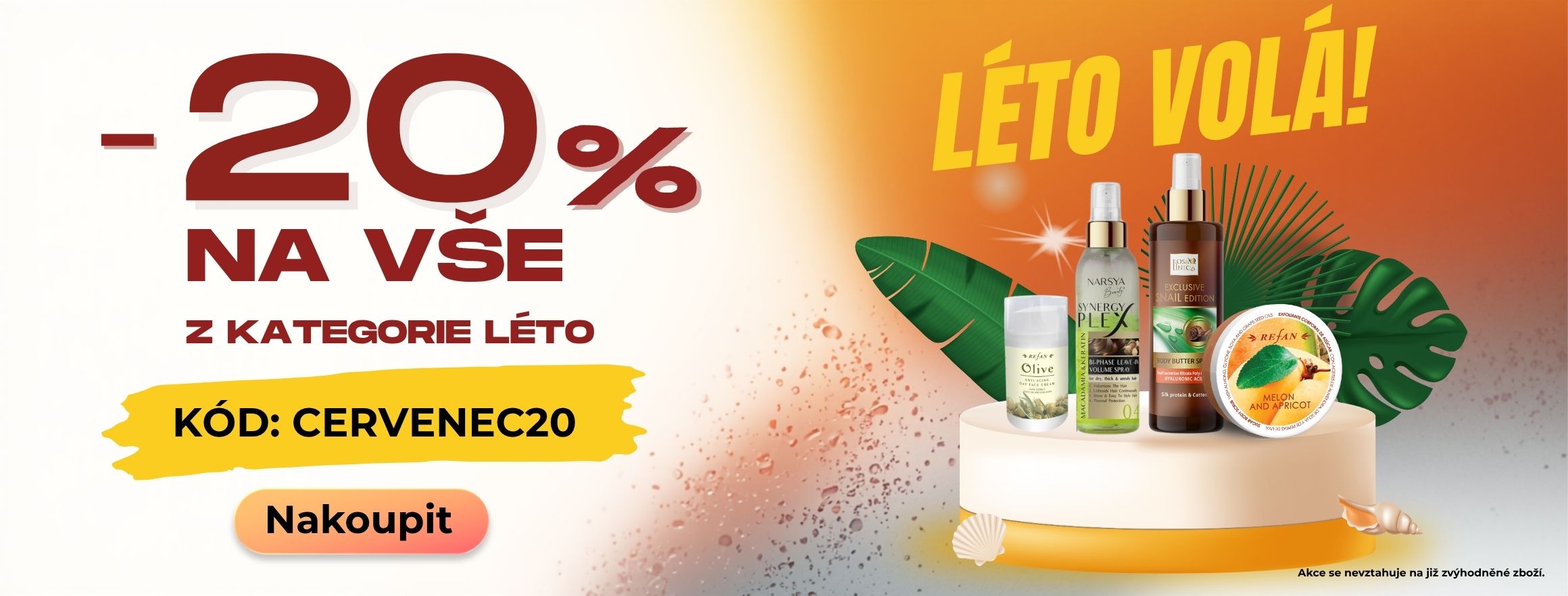 léto - sleva 20% červenec pc