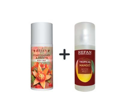 Letní set tělová mlha mango + granátové jablko