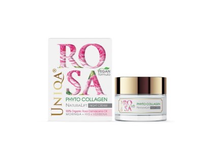 ROSA UNIQA Phyto Collagen Vegan noční krém, 50 ml