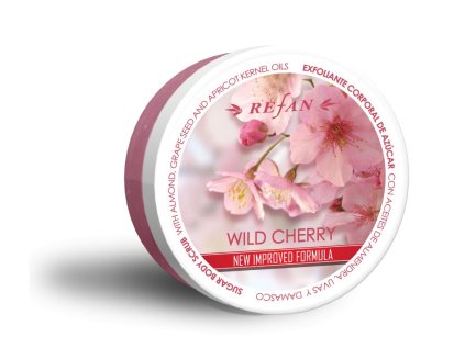 DIVOKÁ TŘEŠEŇ cukrový tělový peeling, 240 g