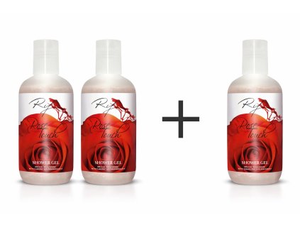 Set 2 + 1 zdarma ROSE TOUCH sprchový gel, 200 ml