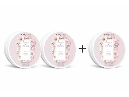 Set 2 +1 zdarma tělové krémové máslo MAGNOLIA