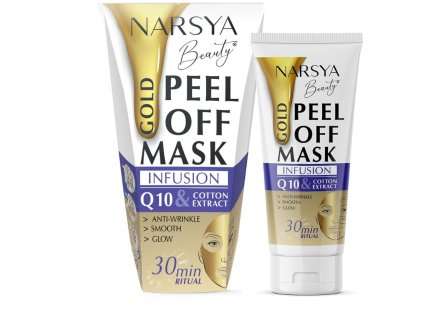 NARSYA BEAUTY Gold Peel-of Mask Q10, 100 ml