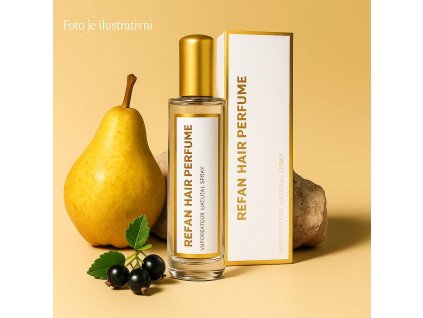 Dámský vlasový parfém REFAN W034 s květinově-ovocnou vůní, 50 ml