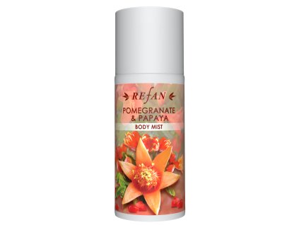 POMEGRANATE & PAPAYA tělová mlha, 125 ml
