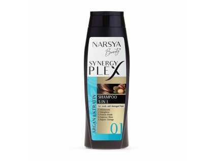 Šampon na vlasy 5v1 ARGAN + KERATIN SYNERGY PLEX