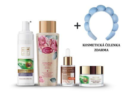 večerní rutina hlemýžď