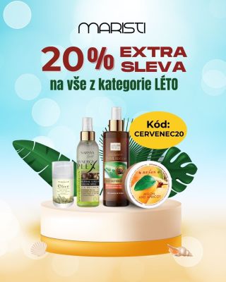 Léto je v plném proudu a my pro vás máme super zprávu! 🎉 Doplňte si zásoby letní kosmetiky od MARISTI s EXTRA 20% SLEVOU!...
