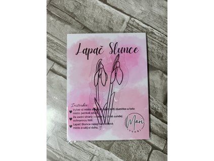 Lapač Slunce-Sněženky