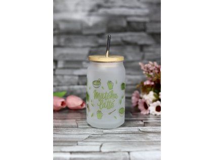 Sklenička- Matcha latte