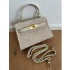 Crossbody Mini-K semiš