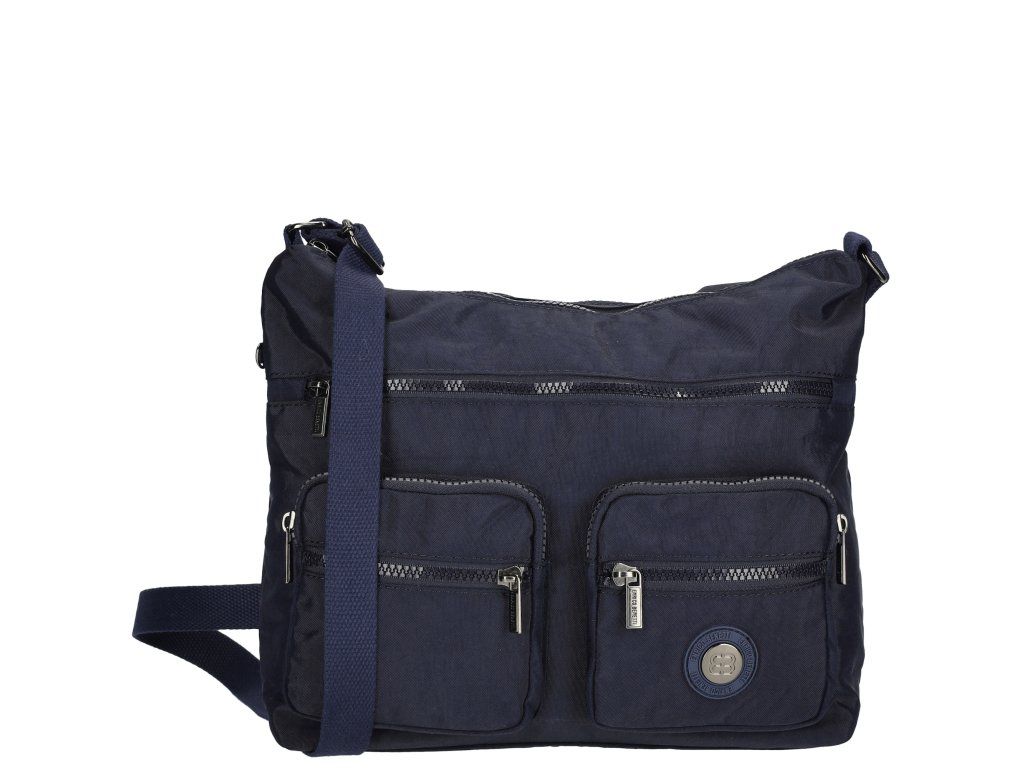 Dámská taška na rameno multipocket Crinkle Enrico Benetti - navy