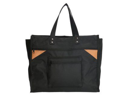 Run Away basic nákupní taška - černá - 22L