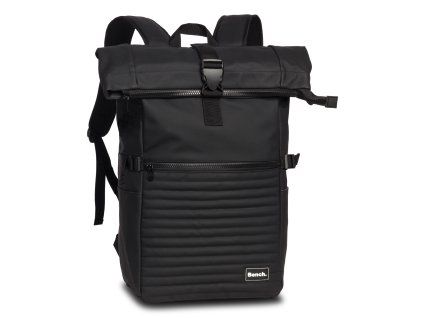 Bench Hydro quilted roll-top batoh - černý - 28/30L