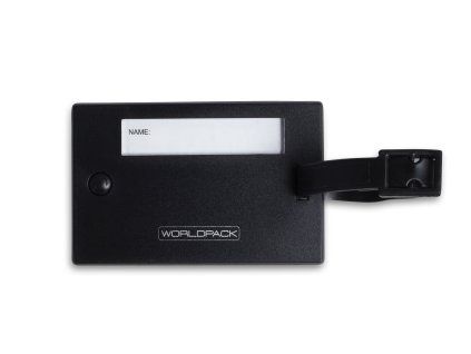 WORLDPACK jmenovka na zavazadla - černá