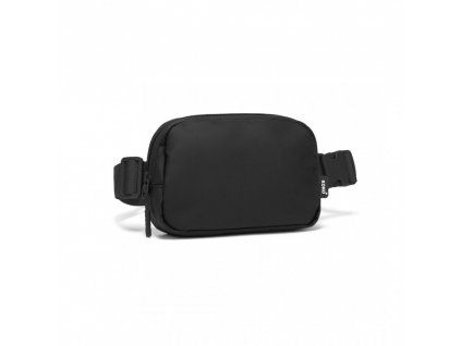 KONO stylová minimalistická vodeodolná ledvinka - černá