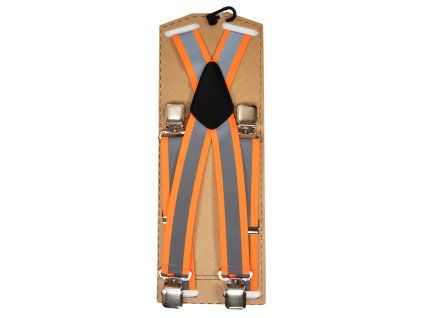 Unisex kšandy reflexní - oranžové
