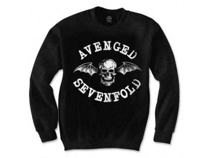 Unisex Mikina - AVENGED SEVENFOLD- 'Death Bat' - černá