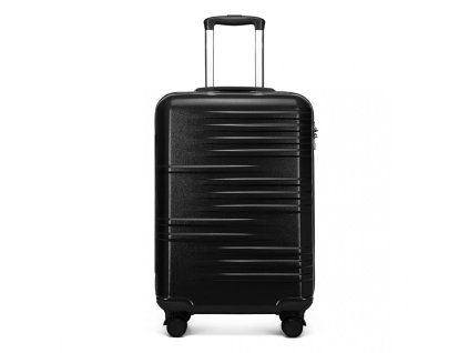 British Traveller odolný kufr ABS a PC - černý - 39L