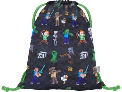 BAAGL Sáček Minecraft - černý