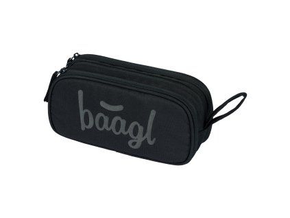 Baagl Studentský penál etue Black - černý