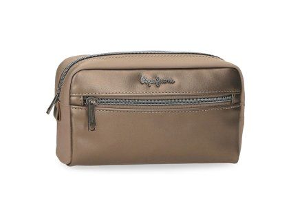 Menší kosmetická taštička Pepe Jeans Ruby - taupe