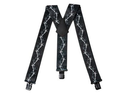 Designové kšandy - Ostnatý drát