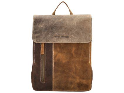 Kožený batoh – Himalaya – Hide & Stitches - 8 L - Hnědý