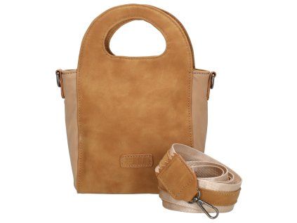 Malá stylová kabelka - Selene - Zebra Trends - 2 L - camel