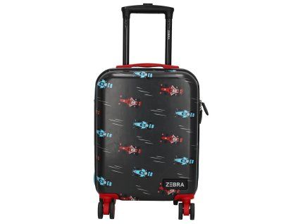 ZEBRA Adventurer dětský kufr ABS - 32L - Race car black