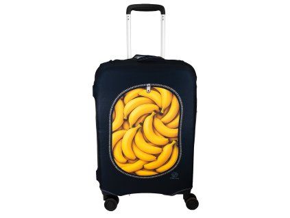 Elastický obal na kufr - “Kufr plný banánů” - Abbara
