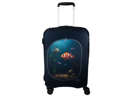Elastický obal na kufr - “Kufr s akváriem” - Abbara