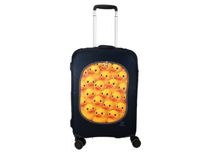 Elastický obal na kufr - “Kufr plný kačenek” - Abbara