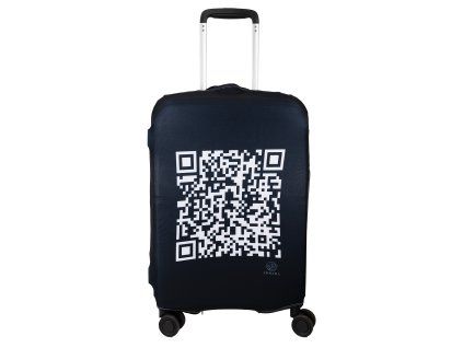 Elastický obal na kufr - QR kód - Abbara