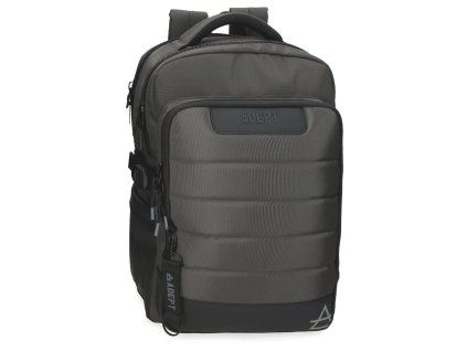 Batoh na notebook s USB portem Adept Dmas - šedý 18 L