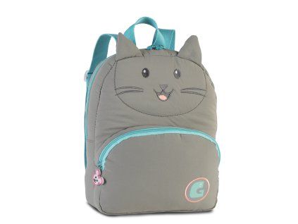 Dětský batoh 6 L Fabrizio Kočka - šedý
