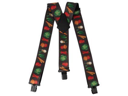 Kšandy - zelenina - tmavě šedé