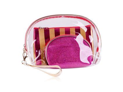 Sada 3 kosmetických taštiček RED 3