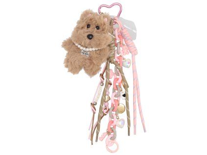 Roztomilý přívěsek na klíče - růžový