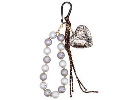 Roztomilý přívěsek na klíče - stříbrný