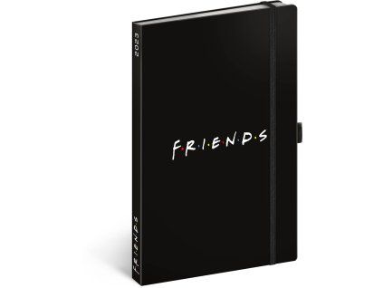 Linkovaný notes Přátelé 13 × 21 cm