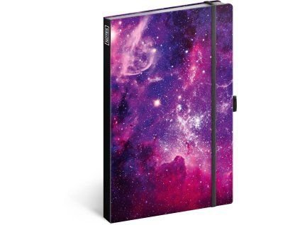 Linkovaný notes Galaxie - 13 × 21 cm