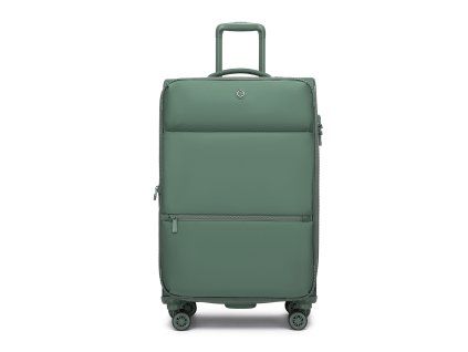 Lehký softshellový kufr Kono 76,5 L - zelený