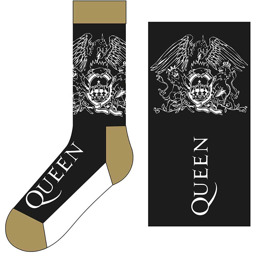 RockOff Ponožky Queen - Crest & Logo (obrázek 2)
