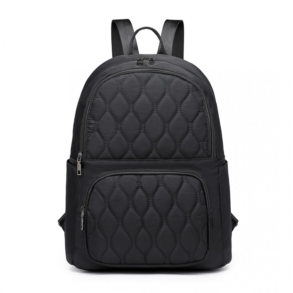 Levně Miss Lulu moderní dámský batoh LB2250 - černý - 17L LB2250-BK