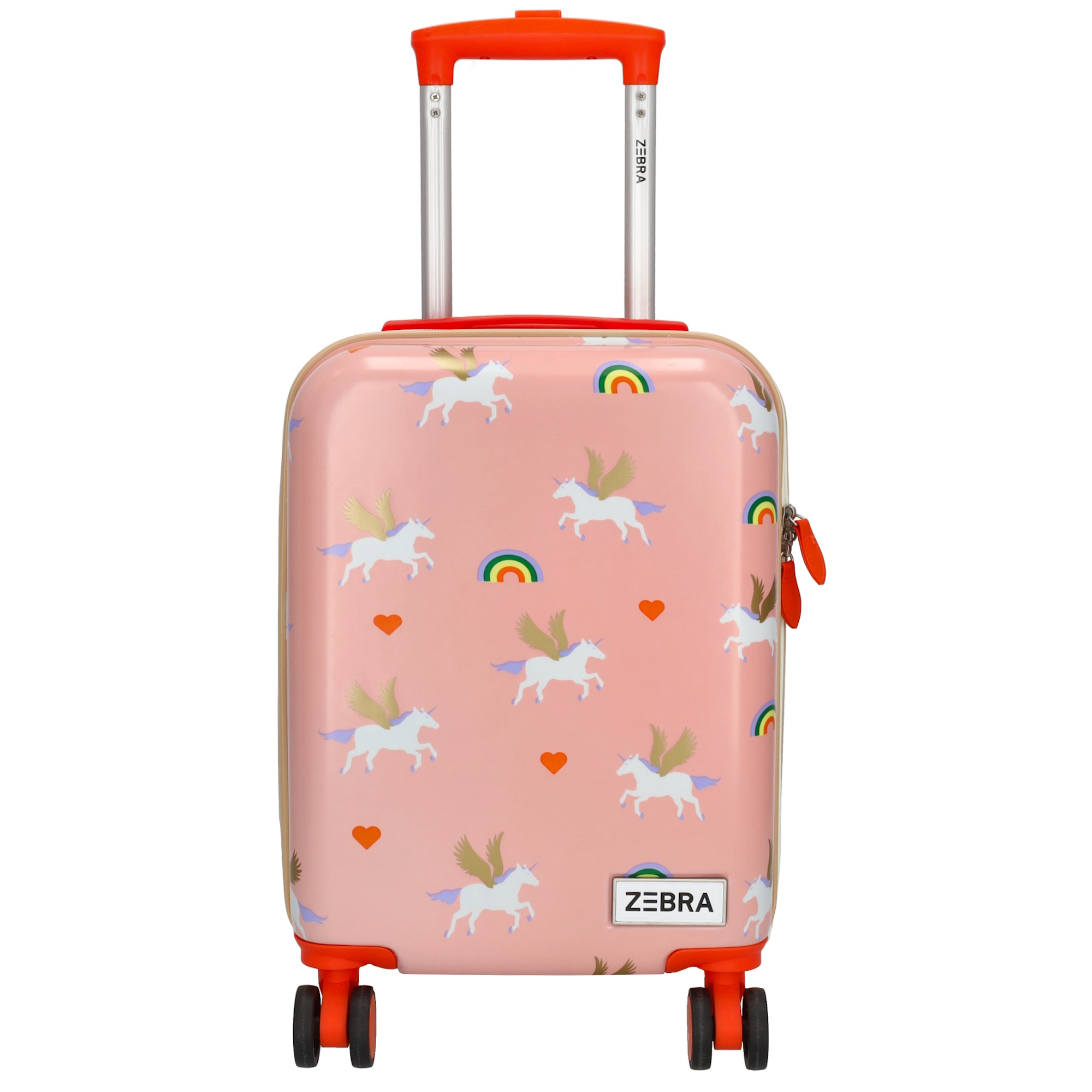Levně ZEBRA Adventurer dětský kufr ABS - 32L - růžová 21492