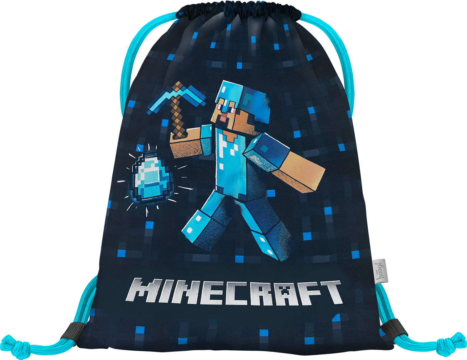 Levně BAAGL Sáček Minecraft Blue Axe - modrý