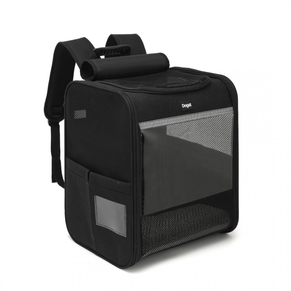 KONO Dogat 2440 Batoh pro malá zvířátka Černý 51L